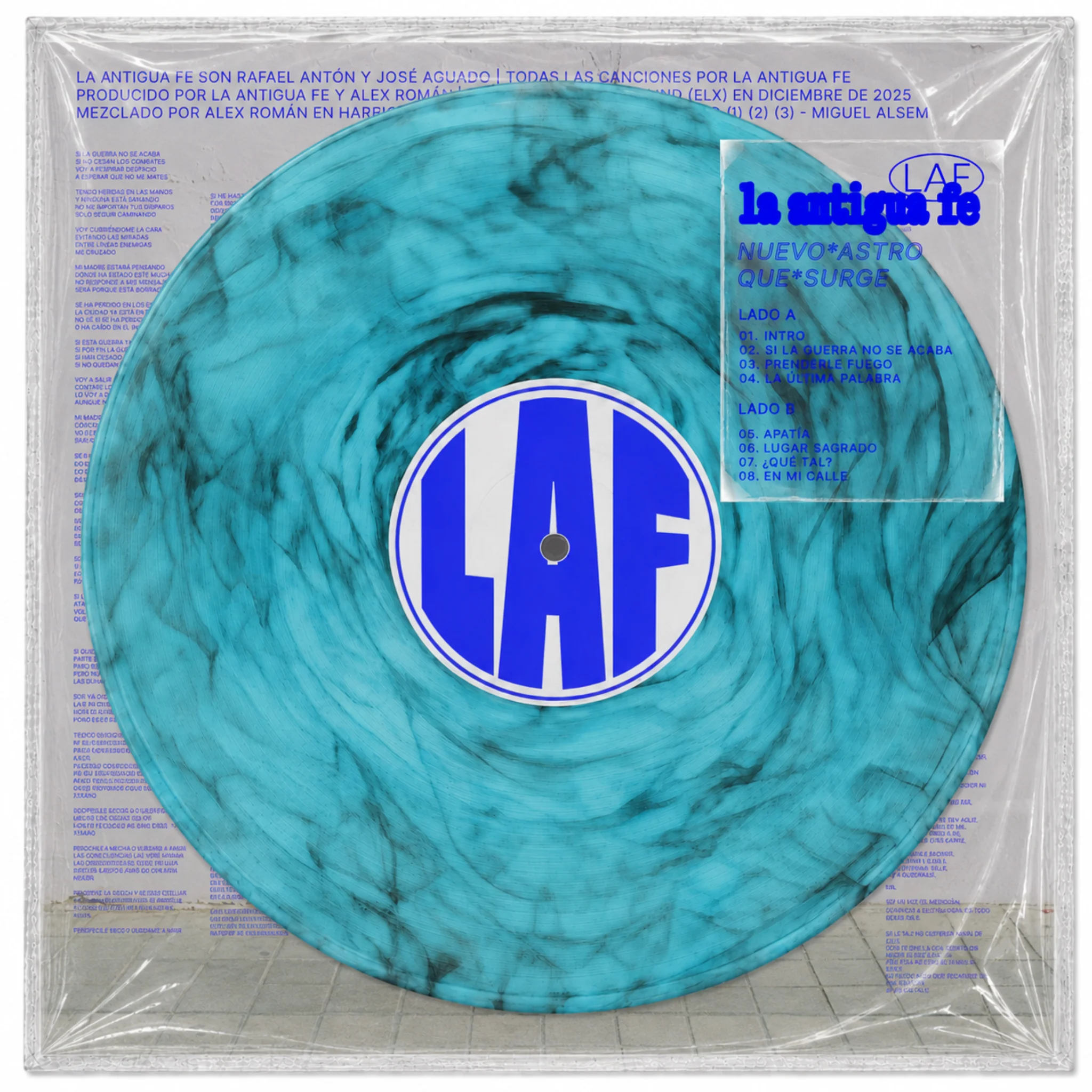 Vinilo color Nuevo astro que surge - cara delantera